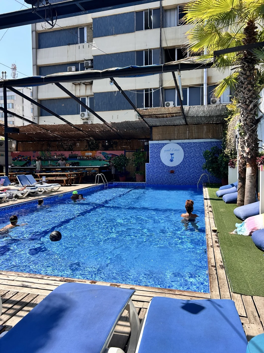 Swimming pool used during SafeSwim lesson moments